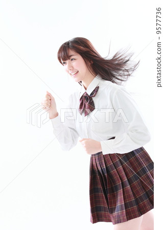 跑步的學生 9577736