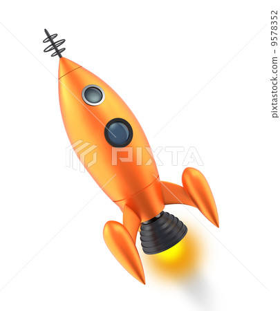 黃色復古火箭 黃色復古火箭 9578352