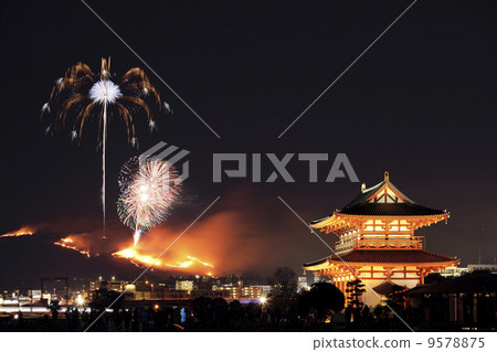 若草山燒烤和煙花 9578875