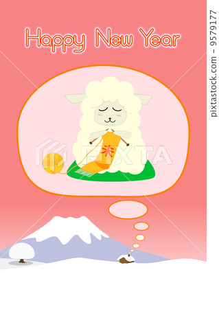 Winter sheep Winter sheep 9579177