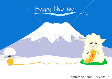 Winter sheep Winter sheep 9579505