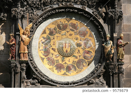 Old Town Hall astronomical clock Old Town Hall astronomical clock 9579879
