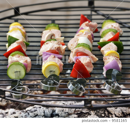 Ham Kabobs On The Grill Ham Kabobs On The Grill 9581165