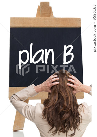 Composite image of young classy businesswoman with hands on head Composite image of young classy businesswoman with hands on head 9586163
