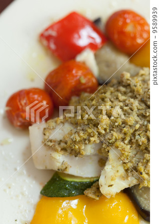 Close up of delicious fish dish Close up of delicious fish dish 9589939