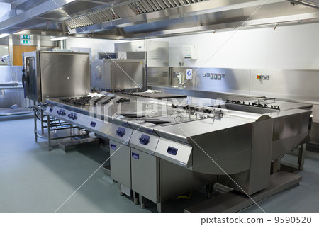 Picture of restaurant kitchen Picture of restaurant kitchen 9590520