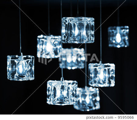 Closeup view of contemporary light fixture Closeup view of contemporary light fixture 9595066