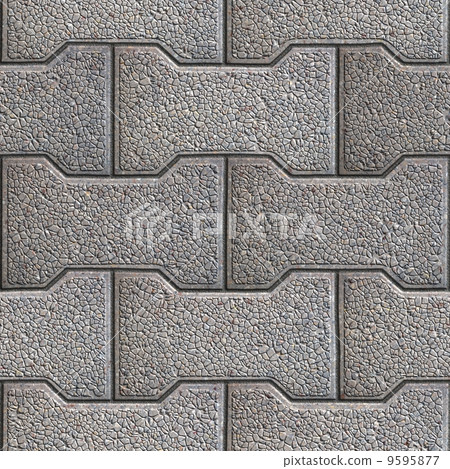 Paving Slabs. Seamless Tileable Texture. 9595877