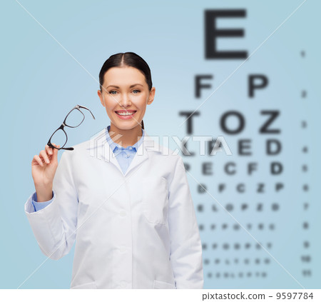 smiling female doctor without stethoscope 9597784