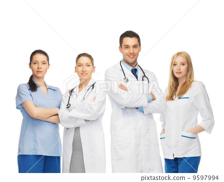 young team or group of doctors 9597994