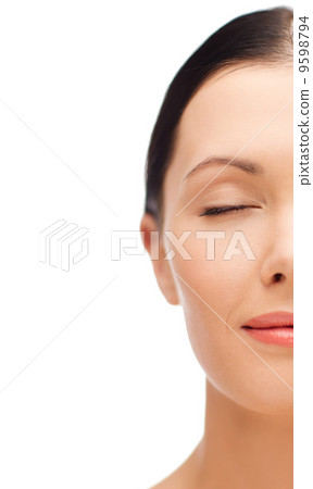 relaxed young woman with closed eyes relaxed young woman with closed eyes 9598794