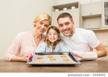 happy family making cookies at home happy family making cookies at home 9599493