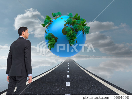 Composite image of serious asian businessman Composite image of serious asian businessman 9604698