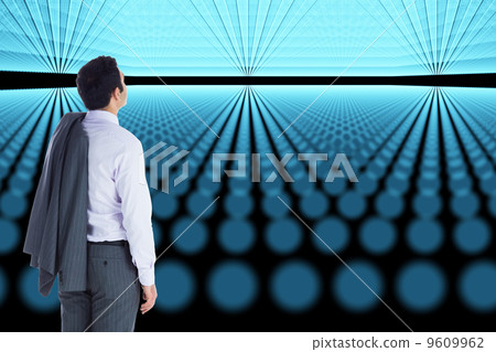 Composite image of businessman standing Composite image of businessman standing 9609962