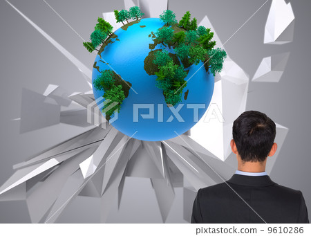 Composite image of asian businessman 9610286