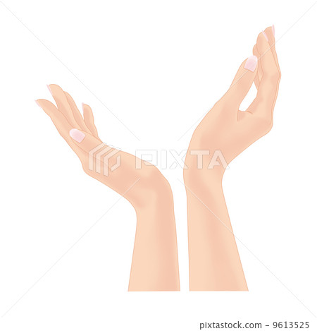 Illustration of a woman's hands 9613525