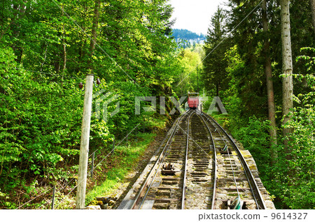Funicular rail near Reichenbach Funicular rail near Reichenbach 9614327