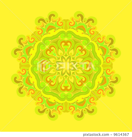 Abstract Round Seamless Pattern 9614367