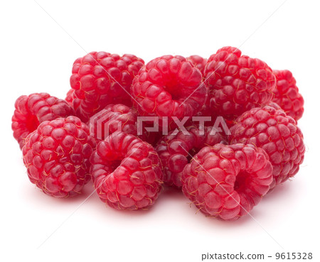 Sweet raspberry isolated on white background cutout Sweet raspberry isolated on white background cutout 9615328