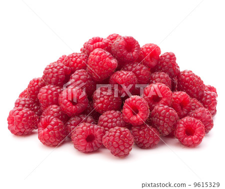 Sweet raspberry isolated on white background cutout Sweet raspberry isolated on white background cutout 9615329