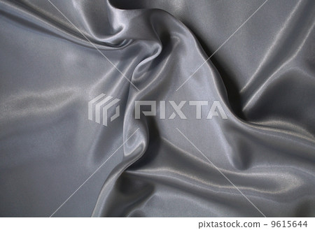 Smooth elegant silvery grey silk as background Smooth elegant silvery grey silk as background 9615644