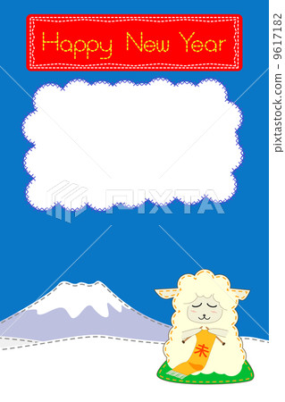 Winter sheep embroidery Winter sheep embroidery 9617182