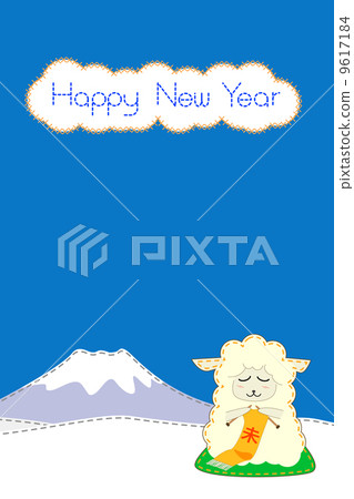 Winter sheep embroidery Winter sheep embroidery 9617184