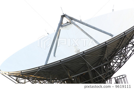 Satellite Communications Dishes on top of TV Station 9619111