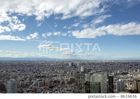 A view from the skyscraper in Shinjuku A view from the skyscraper in Shinjuku 9619636
