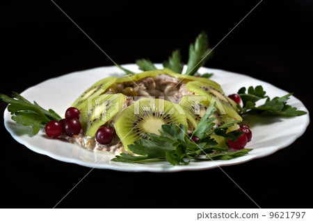 Image of originally designed meat salad 9621797