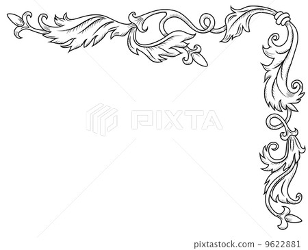 Decorative corner ornament 9622881