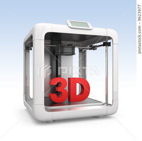 Compact 3D printer and 3D text 9623977