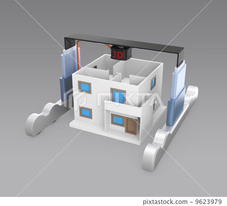 3D打印機製作房子 9623979
