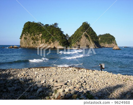 Samsulo Island on the west coast of Izu 9624988