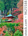 Pagoda and autumn leaves 9625588