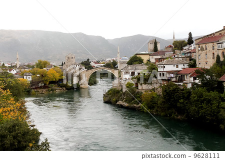 World Heritage Mostar Old Town, Neretuba River World Heritage Mostar Old Town, Neretuba River 9628111