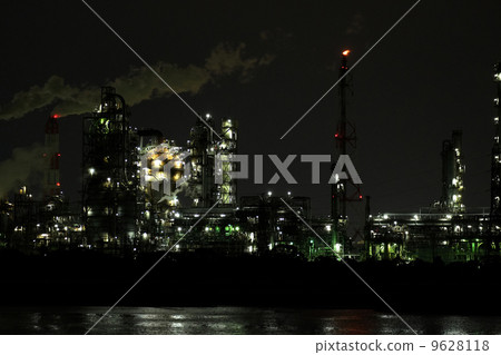 Factory night view Yokkaichi Factory night view Yokkaichi 9628118