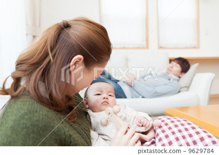 景觀與3個月大的嬰兒 9629784
