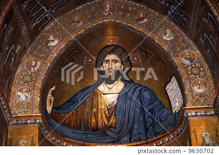 The Christ Pantokrator. Cathedral-Basilica of Monreale The Christ Pantokrator. Cathedral-Basilica of Monreale 9630702