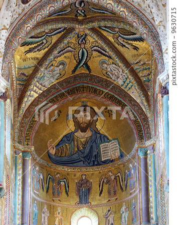 The Christ Pantokrator. Cathedral-Basilica of Cefalu 9630715