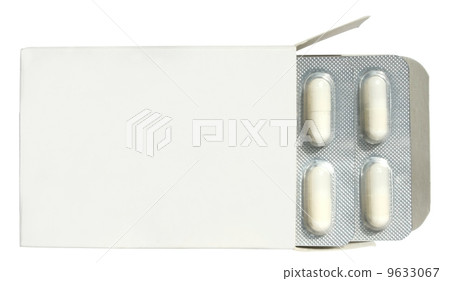 Blister pills in a box Blister pills in a box 9633067