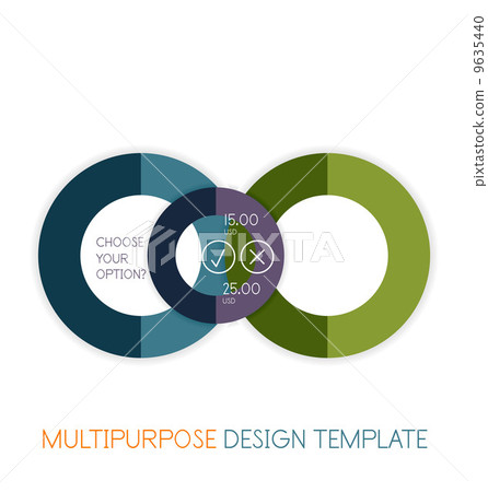 Paper geometric shape multipurpose design template 9635440