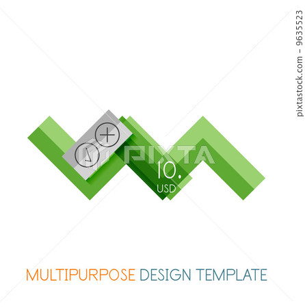 Business stripes presentation design template Business stripes presentation design template 9635523