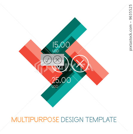 Business stripes presentation design template Business stripes presentation design template 9635525