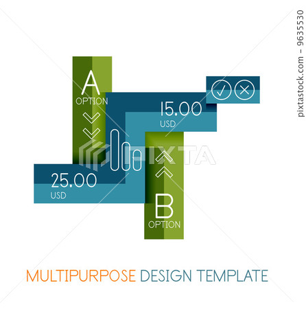 Business stripes presentation design template Business stripes presentation design template 9635530