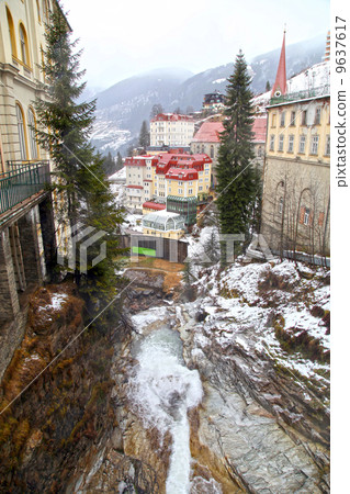 Bad Gastein in Alps mountains 9637617