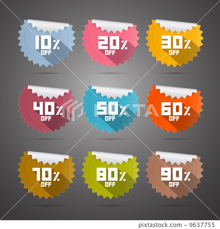 Discount Stickers, Labels 9637755