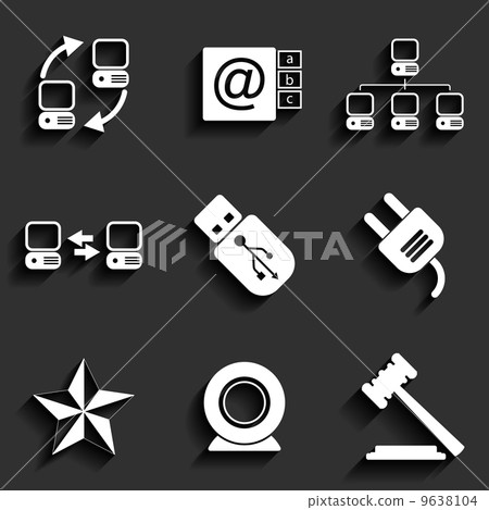 Universal Vector Flat Icons 9638104