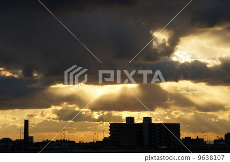 Evening sky　 9638107