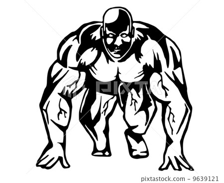 Running bodybuilder 9639121